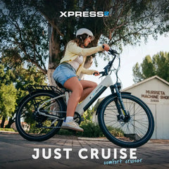XPress2 Stratus White Cruiser eBike