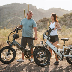 XP4 750 Step-Thru Tempest Grey + FREE LevelUp Rack, Suspension Seat Post, Elite Headlight, Bike Lock, Phone Mount ($365 Value)