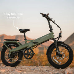 XP4 750 Pine Green + FREE LevelUp Rack, Suspension Seat Post, Elite Headlight, Bike Lock, Phone Mount ($365 Value)