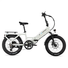 XP4 Step-Thru Stratus White + FREE LevelUp Rack ($79 Value)