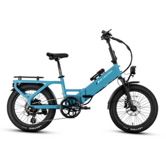 XP4 750 Step-Thru Raindrop Blue + FREE LevelUp Rack, Phone Mount, Suspension Seat Post, Elite Headlight, Bike Lock ($365 Value)